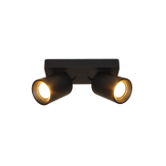 Artdelight Megano - opbouwspot 2L - 20 x 10 x 11,5 cm - zwart