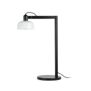 Faro Tatawin - tafellamp - 25 x 45,4 x 57,5 cm - zwart en melkglas