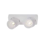 Artdelight Laguna - opbouwspot 2L - 22 x 8,5 x 9,5 cm - 2 x 6W dimbare LED incl. - wit