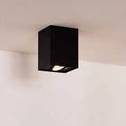 Lucide Tube - plafondspot - 9 x 9 x 12 cm - zwart