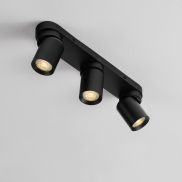 Nova Luce Amecy - opbouwspot 3L - 39 x 12,5 x 6,5 cm - zandzwart