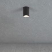 Nova Luce Lumina - buiten plafondverlichting - Ø 8 x 10 cm - 9W LED incl. - IP65 - donker antraciet