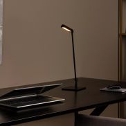 Lucide Lavale - tafellamp - 27,2 x 13 x 42,3 cm - 3W LED met dimfunctie incl. - zwart