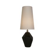 Searchlight Apex - tafellamp - Ø 20 x 56 cm - zwart e wit