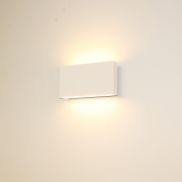 Artdelight Box - wandlamp - 17 x 9 x 4 cm - 2 x 6,5W dimbare LED incl. - IP54 - wit