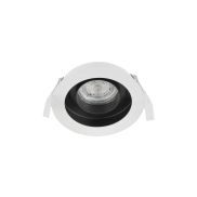 Nova Luce Cedi - inbouwspot - Ø 100 mm, Ø 95 mm inbouwmaat - wit en zandzwart