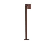 Nova Luce Vilua - tuinpaal - Ø 6 x 60 cm - IP54 - corten