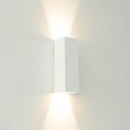 Artdelight Vegas - wandlamp - 8 x 8 x 25 cm - 2 x 4W dimbare LED incl. - IP65 - wit