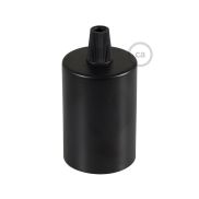 Creative Cables - E27 fitting met conische plastieken kabelhouder - Ø 4,2 x 6,2 cm - zwart