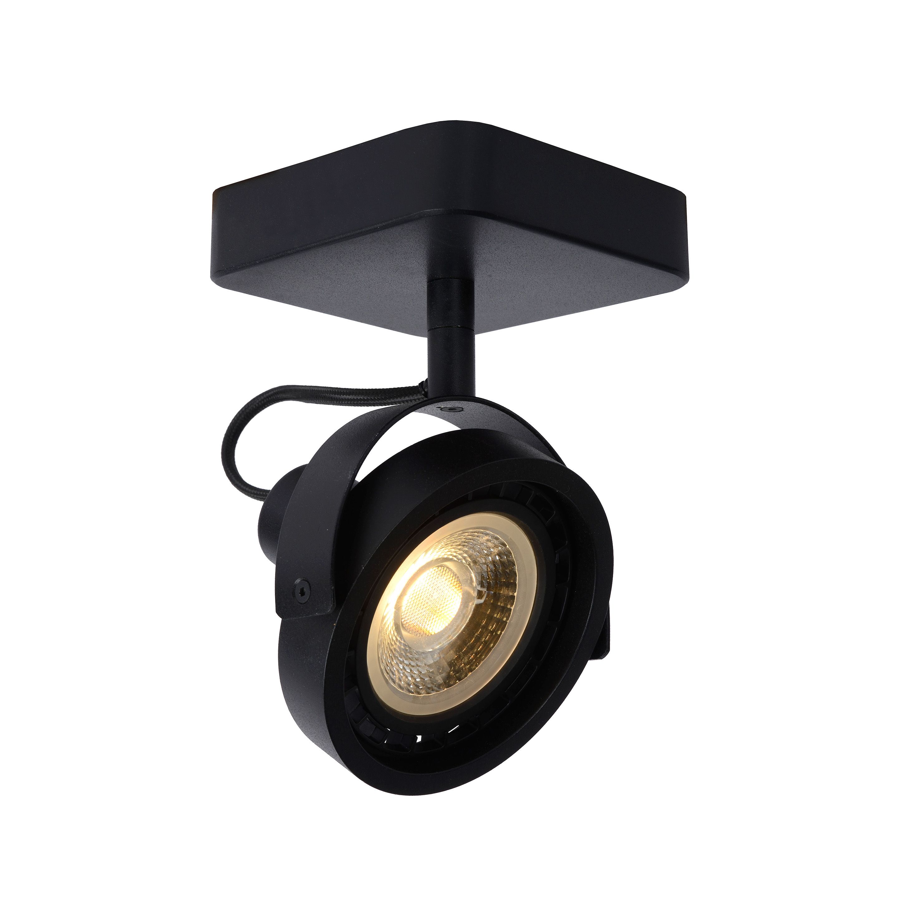 Vuiligheid vergroting Beleefd Lucide Tala LED - opbouwspot 1L - 12 x 12 x 20 cm - 12W dimbare LED incl. -  zwart | Lichtkoning