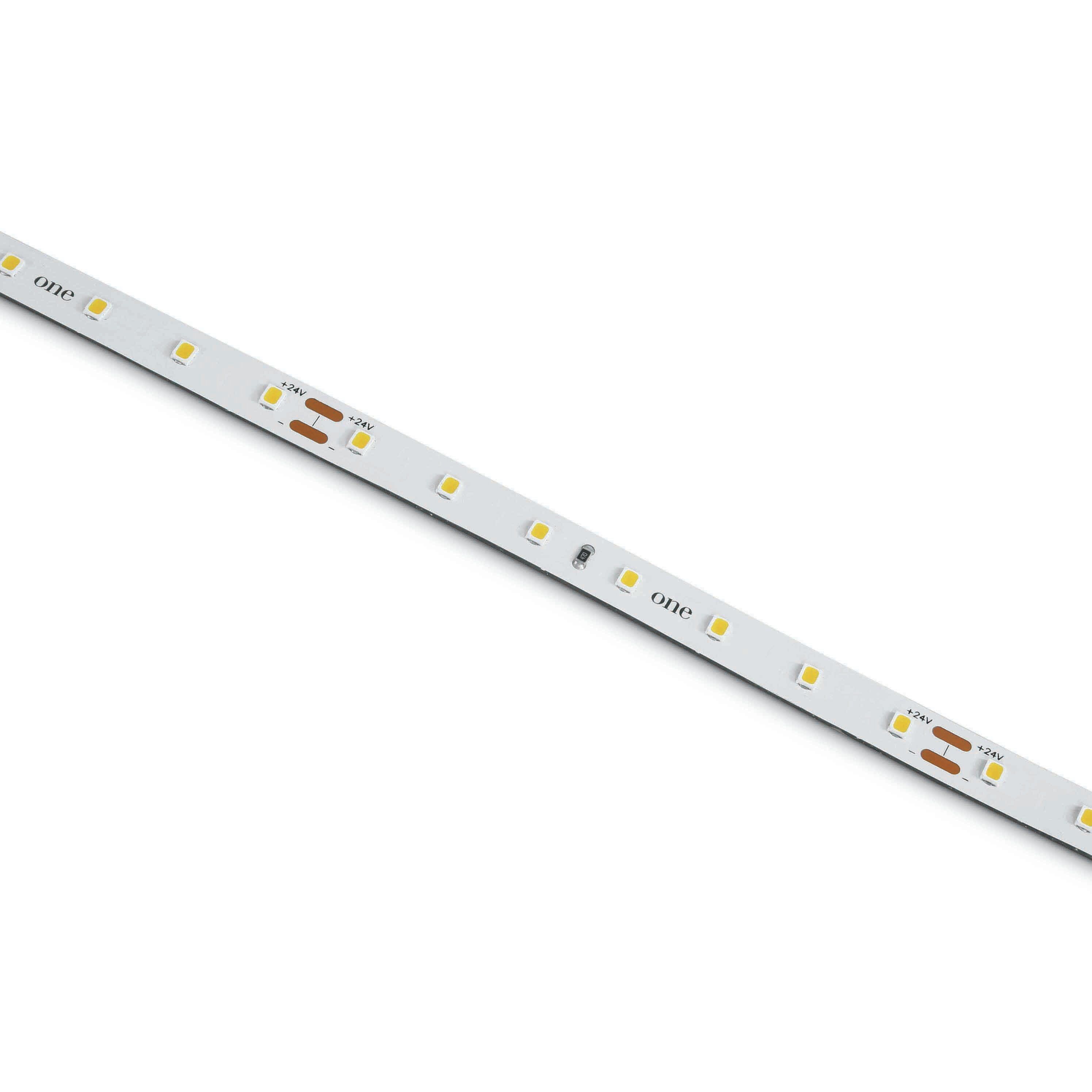 doolhof Geld lenende jas ONE Light LED strip - 1 cm breed, 500 cm lengte - 24Vdc - dimbaar - 14,4W  LED per meter - 2200K | Lichtkoning