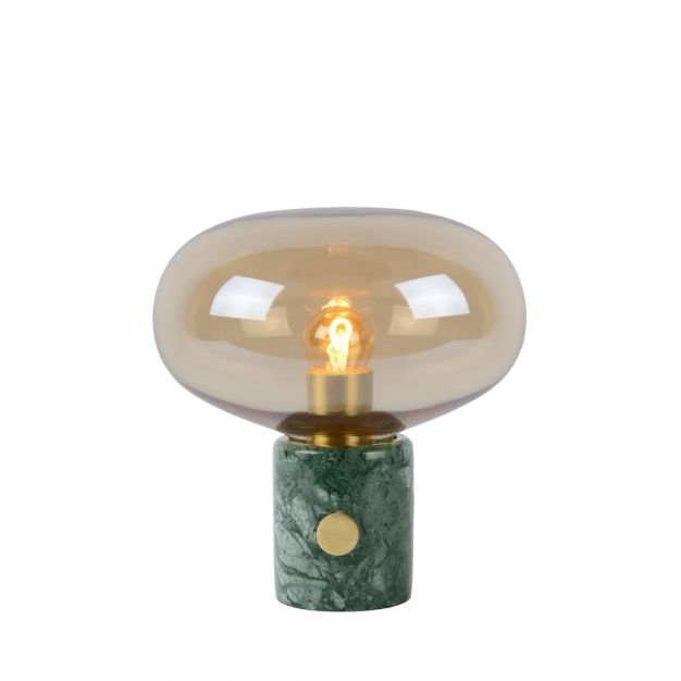 Lucide Charlize - tafellamp - Ø 23 x 24cm - amber