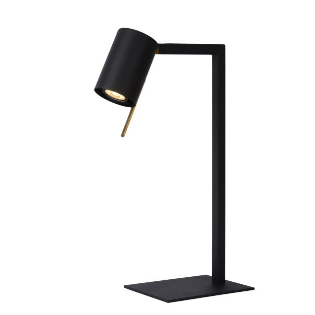 Lucide Lesley - tafellamp - 48,5cm - zwart