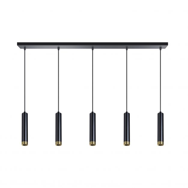 ETH Miller - hanglamp - 120 x 9 x 200 cm - zwart