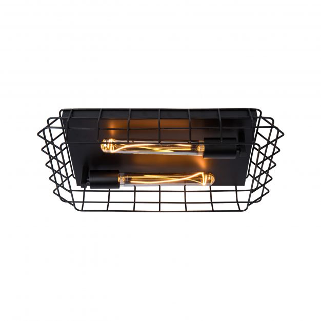 Lucide Lattice - plafondverlichting - 50 x 25 x 10 cm - zwart