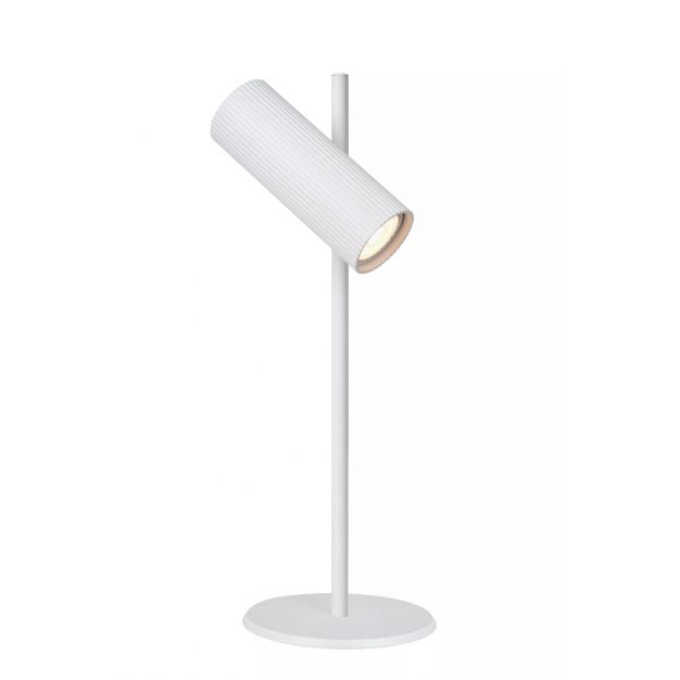 Lucide Clubs - tafellamp - Ø 15 x 42 cm - wit 