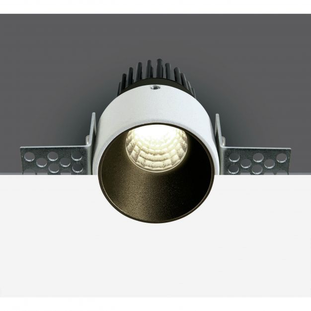 ONE Light - The Trimless Mini Range - inbouwspot - Ø 35 mm, Ø 40 mm inbouwmaat - 3W dimbare LED incl. - wit en zwart