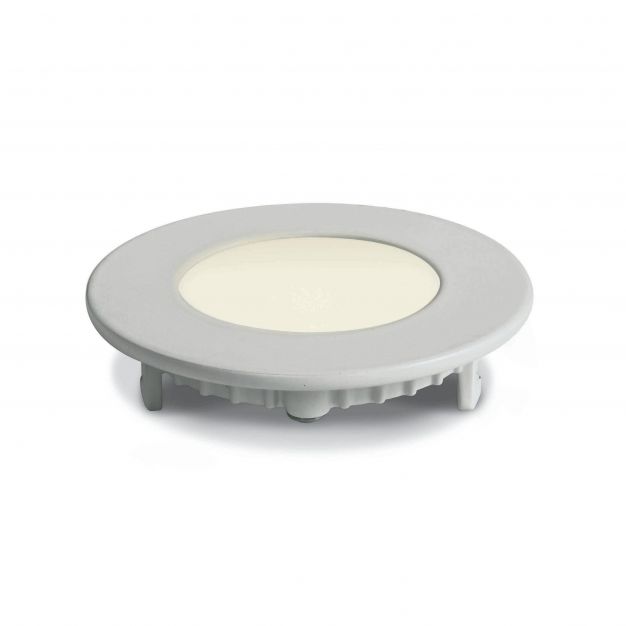 ONE Light - inbouwspot - Ø 85 mm, Ø 70 mm inbouwmaat - 3W LED incl. - IP40 - wit - witte lichtkleur