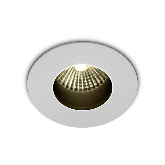 ONE Light Dark Light Range - inbouwspot - Ø 70 mm, Ø 60 mm inbouwmaat - 7W LED incl. - IP65 - wit - witte lichtkleur