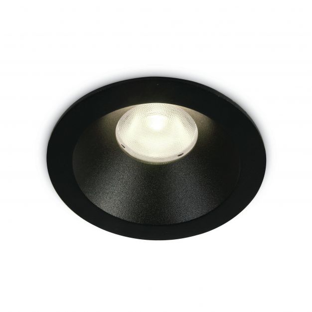 ONE Light 8W Range - inbouwspot - Ø 88 mm, Ø 73 mm inbouwmaat - 8W LED incl. - zwart