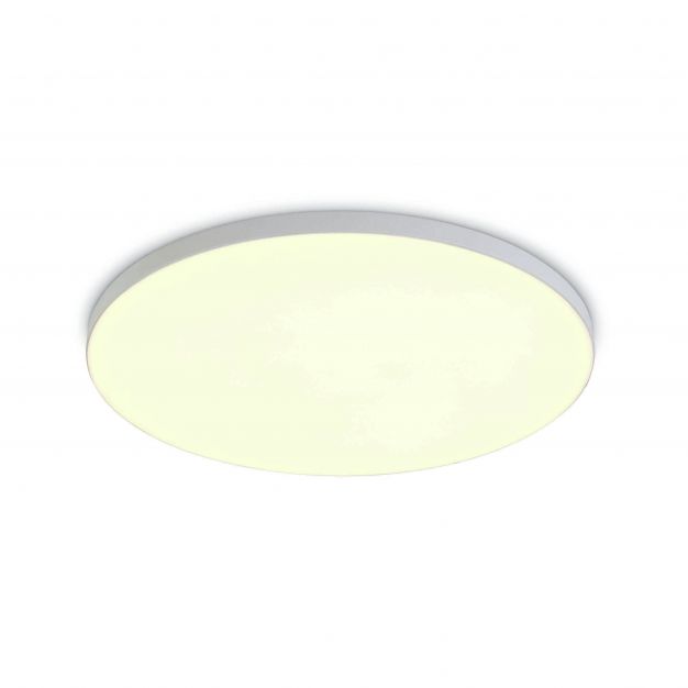 ONE Light Floating Panels Range - plafondverlichting - Ø 12 x 2,4 cm - 10W LED incl. - wit - witte lichtkleur