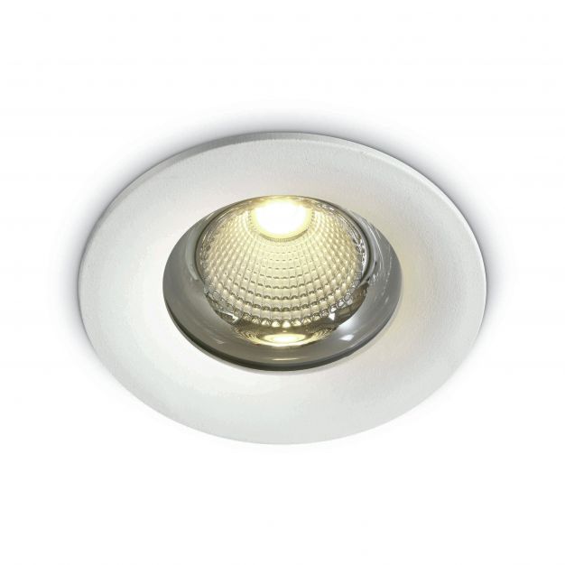 ONE Light Outdoor/Bathroom Range - inbouwspot - Ø 90 mm, Ø 82 mm inbouwmaat - 10W LED incl. - IP65 - wit - witte lichtkleur