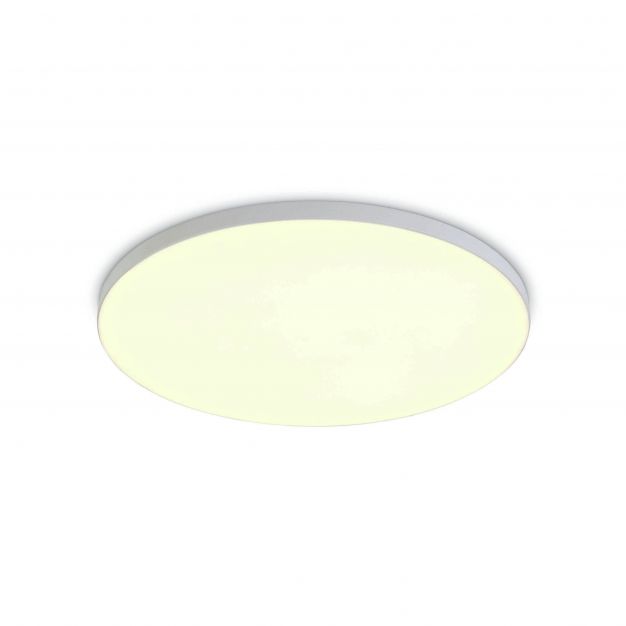 ONE Light Floating Panels Range - plafondverlichting - Ø 16 x 2,4 cm - 14W LED incl. - wit - witte lichtkleur