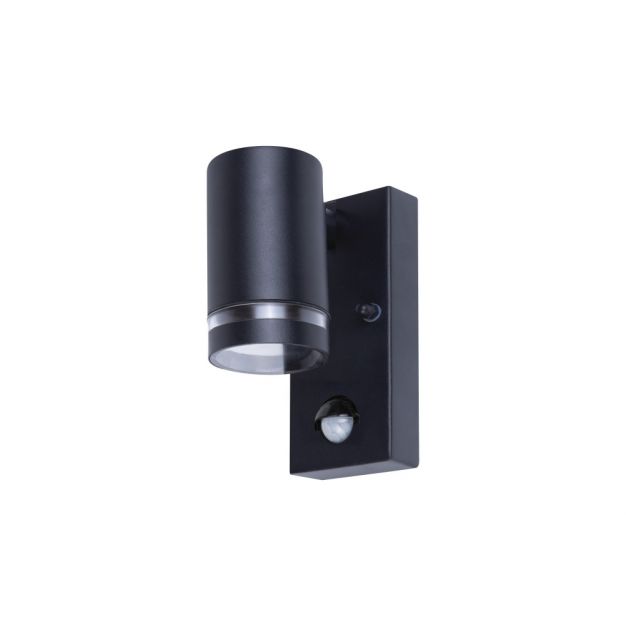Integral LED Malaga - buiten wandlamp met bewegingssensor - met sensor override functie - 11,6 x 6,8 x 14,9 cm - zwart