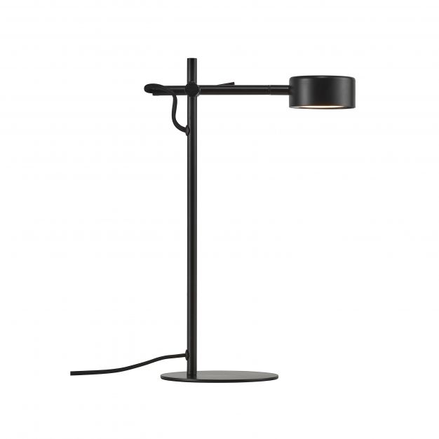 Nordlux Clyde - tafellamp - 25,5 x 15 x 40,7 cm - 3 stappen dimmer - 5,5W LED incl. - zwart