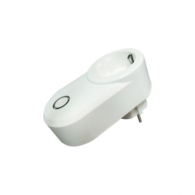 Nordlux Smart Plug - slimme verlichting - 10 x 5,2 x 7,2 cm - wit - 2 zijdelingse stopcontacten (Nederlandse versie)