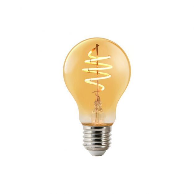 Nordlux Smart LED lamp - slimme verlichting -  Ø 6 x 10,5 cm - E27 - 4,7W - dimfunctie  via app - amber