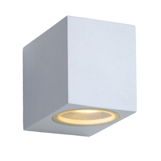 Lucide Zora 1 - buiten wandverlichting - 6,5 x 9 x 8 cm - 5W dimbare LED incl. - IP44 - wit