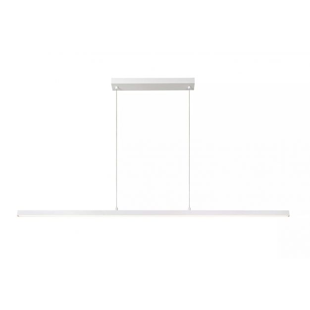 Lucide Sigma - hanglamp - 147,7 x 8,2 x 150 cm - 36W dimbare LED incl. - wit 