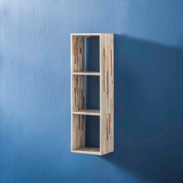 Vico Teca - wandschap - 30 x 20 x 100 cm - teakhout