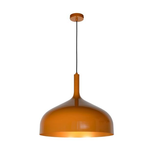 Lucide Rozalla - hanglamp - Ø 50 x 172 cm - okergeel
