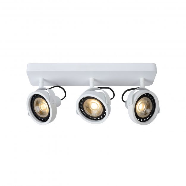 Lucide Tala LED - opbouwspot 3L - 45 x 12 x 20 cm - 3 x 12W dimbare LED incl. - wit