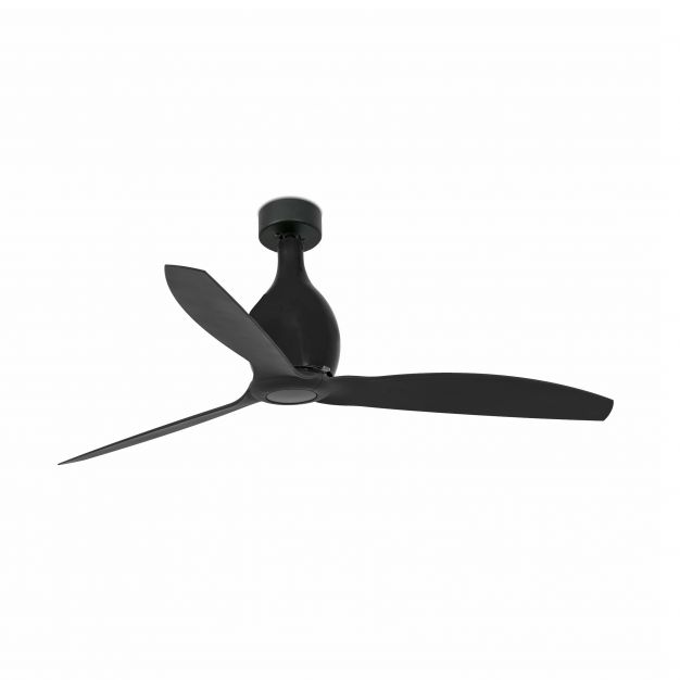Faro Mini Eterfan - plafondventilator met afstandsbediening - slimme ventilator - Ø 128 cm - mat zwart