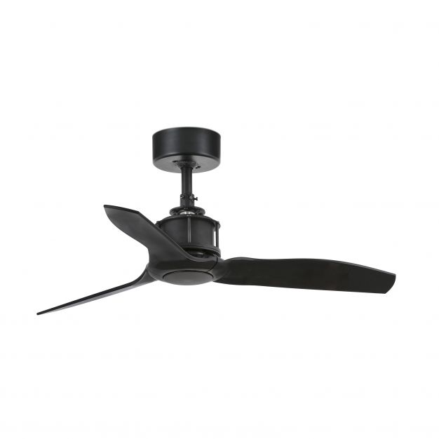 Faro Just Fan XS - plafondventilator met afstandsbediening - Ø 81 cm - mat zwart