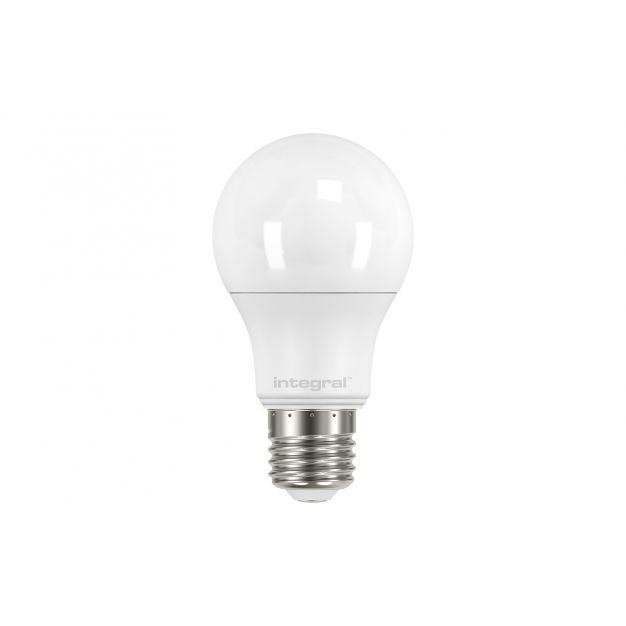 Integral LED-lamp - Ø 6 x 11 cm - E27 - 5,5W niet dimbaar - 2700K - melkglas