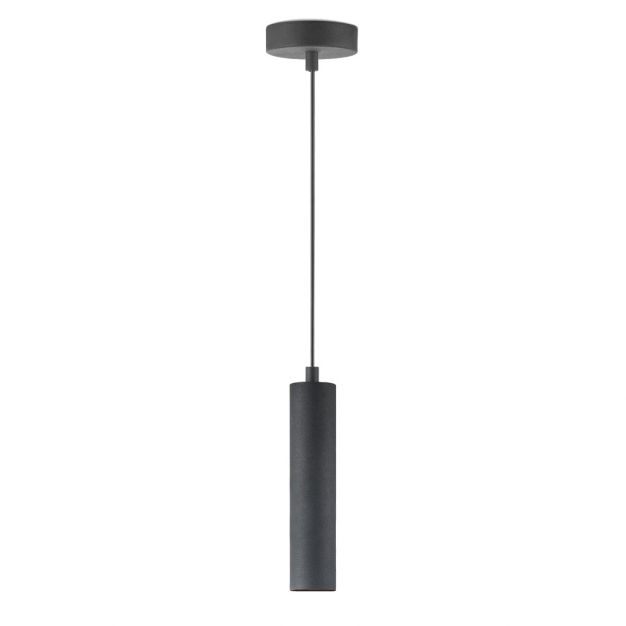 VK Lighting Antalasso - hanglamp - Ø 4,5 x 125 cm - zwart
