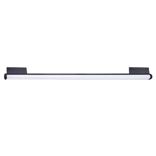 VK Lighting - magnetisch railsysteem - railbalk - 120 x 3 x 8,3 cm - 17W dimbare LED incl. - 1-10V dimbaar - zwart