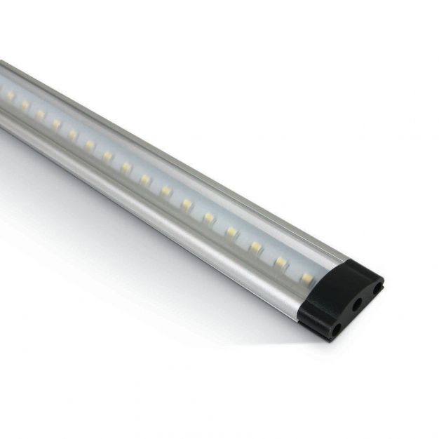 ONE Light LED Shelf System - profiel - 100 x 2,5 x 0,9 cm - 10W dimbare LED incl. - aluminium en zwart - 3000K