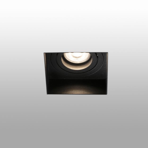 Faro Hyde Trimless - inbouwspot - 82 x 82 mm, 102 x 93 mm inbouwmaat - mat zwart