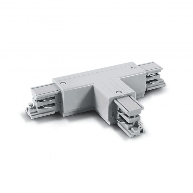 ONE Light Square Track Accessories - T-connector rechts - 3-fase railsysteem - 16A - wit