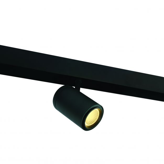 ONE Light magnetisch railsysteem - Track Lights - rail spot - Ø 7,3 x 13,6 cm - 24W LED incl. - zwart
