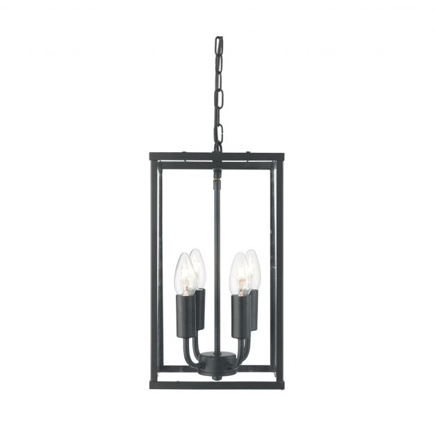 Searchlight Lanterns - luster - 20 x 20 x 88 cm - zwart