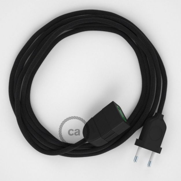 Creative Cables - verlengsnoer - 1,5m snoer - zwart