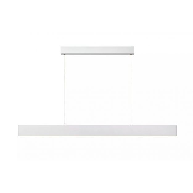 Lucide Raya LED - hanglamp - 119 x 4 x 138 cm - 36W dimbare LED incl. - 2700K - wit