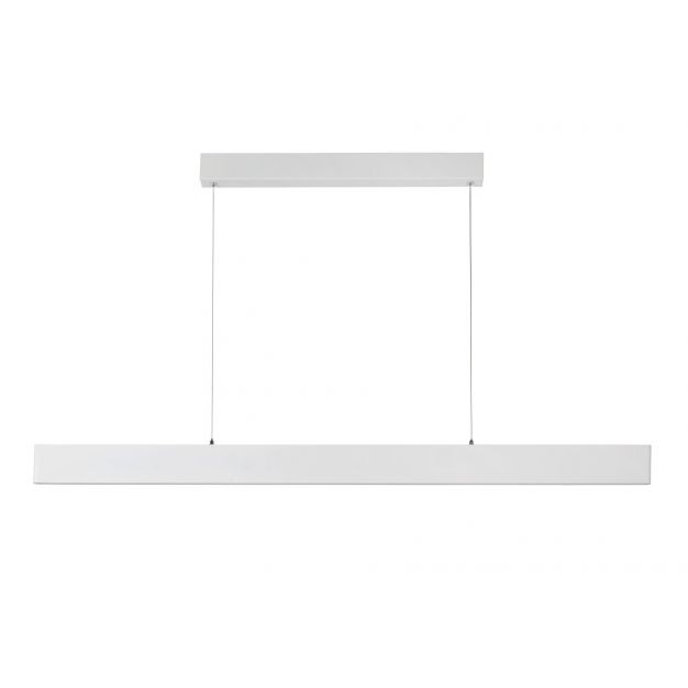 Lucide Raya LED - hanglamp - 119 x 1,5 x 138 cm - 36W dimbare LED incl. - wit