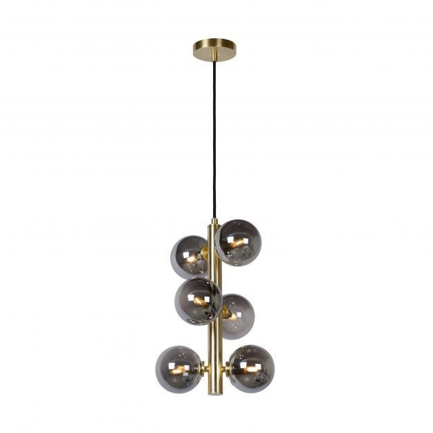 Lucide Tycho - hanglamp - Ø 25 x 150 cm - mat goud
